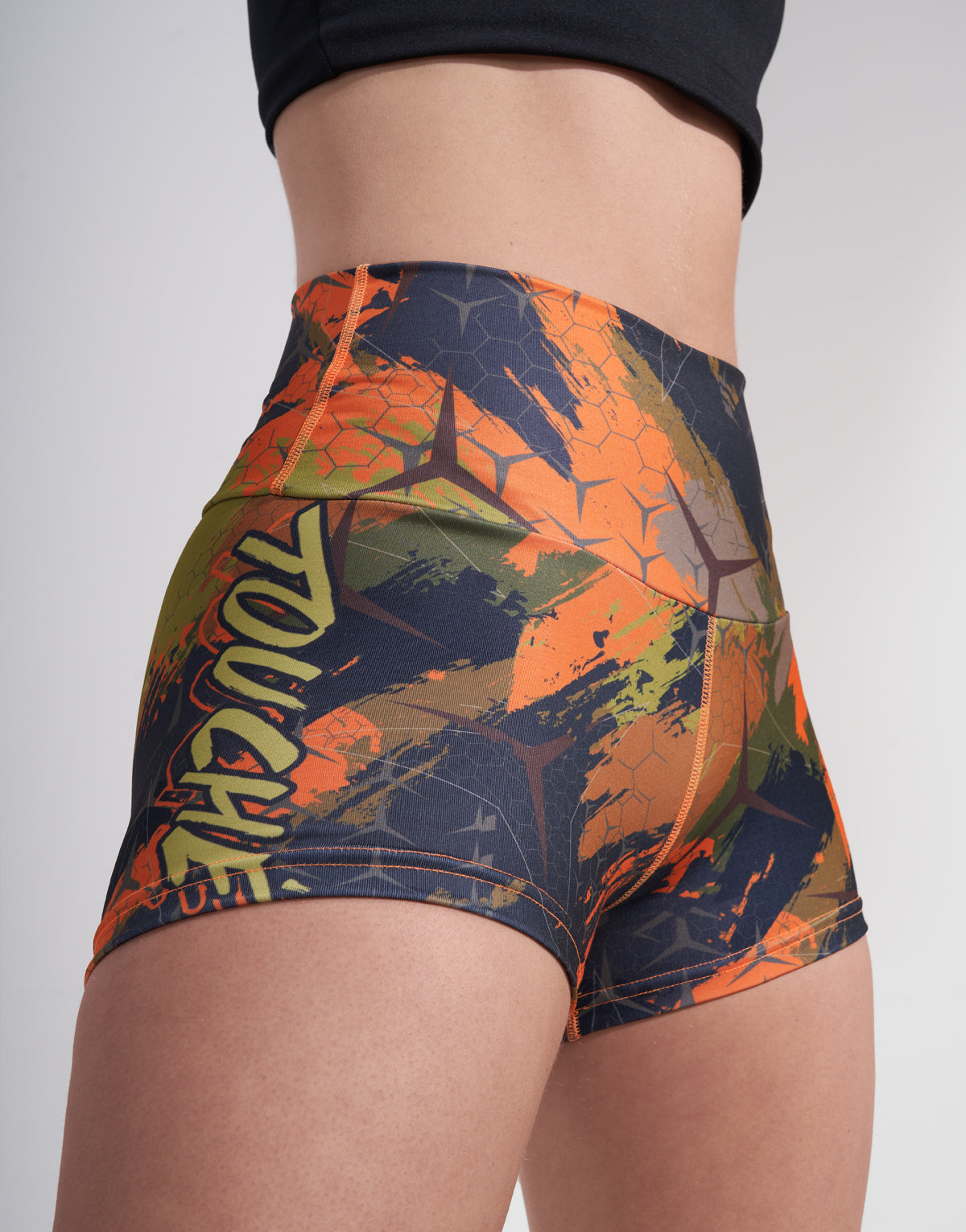 ORANGE CAMO SHORT