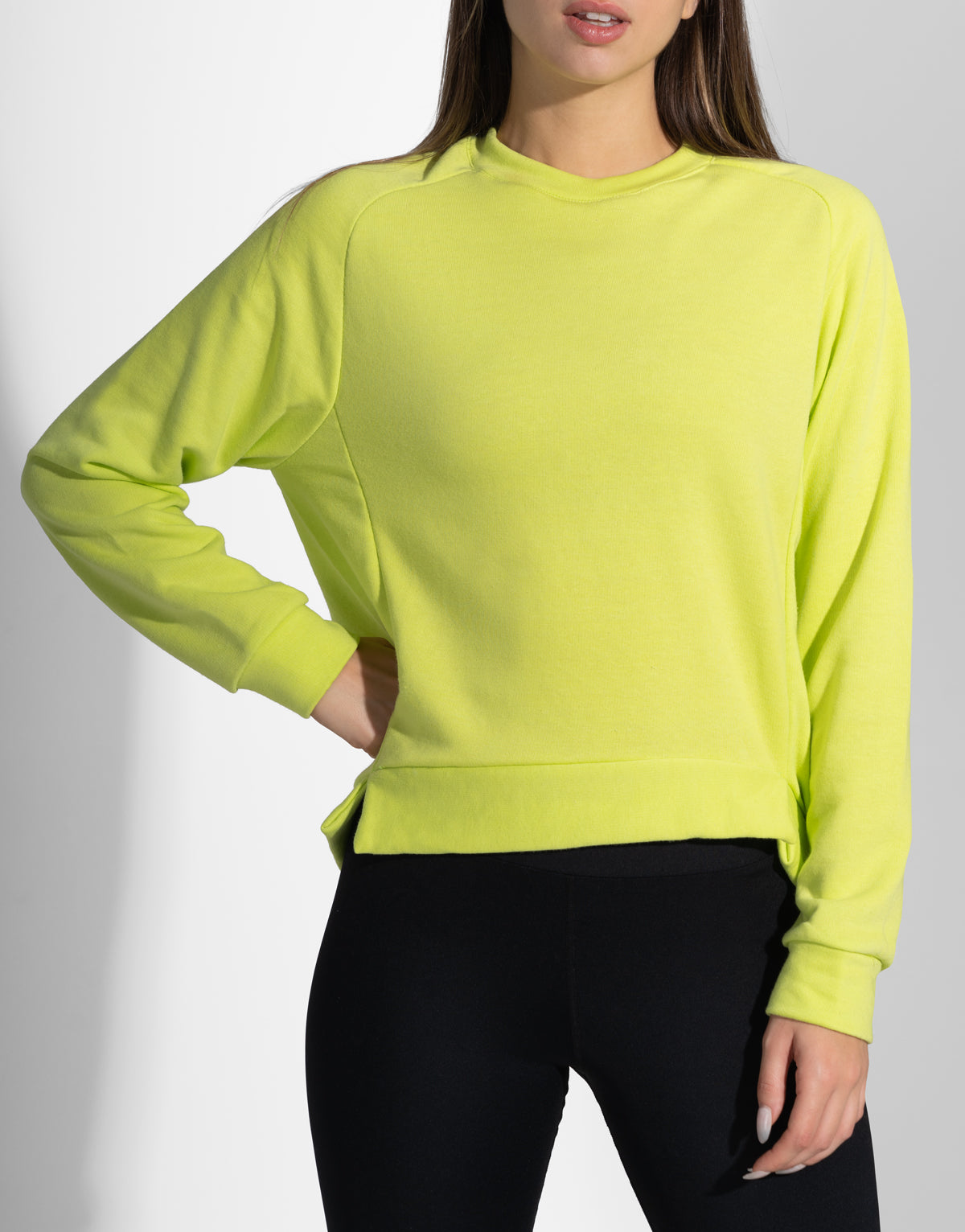 LIME SWEATER