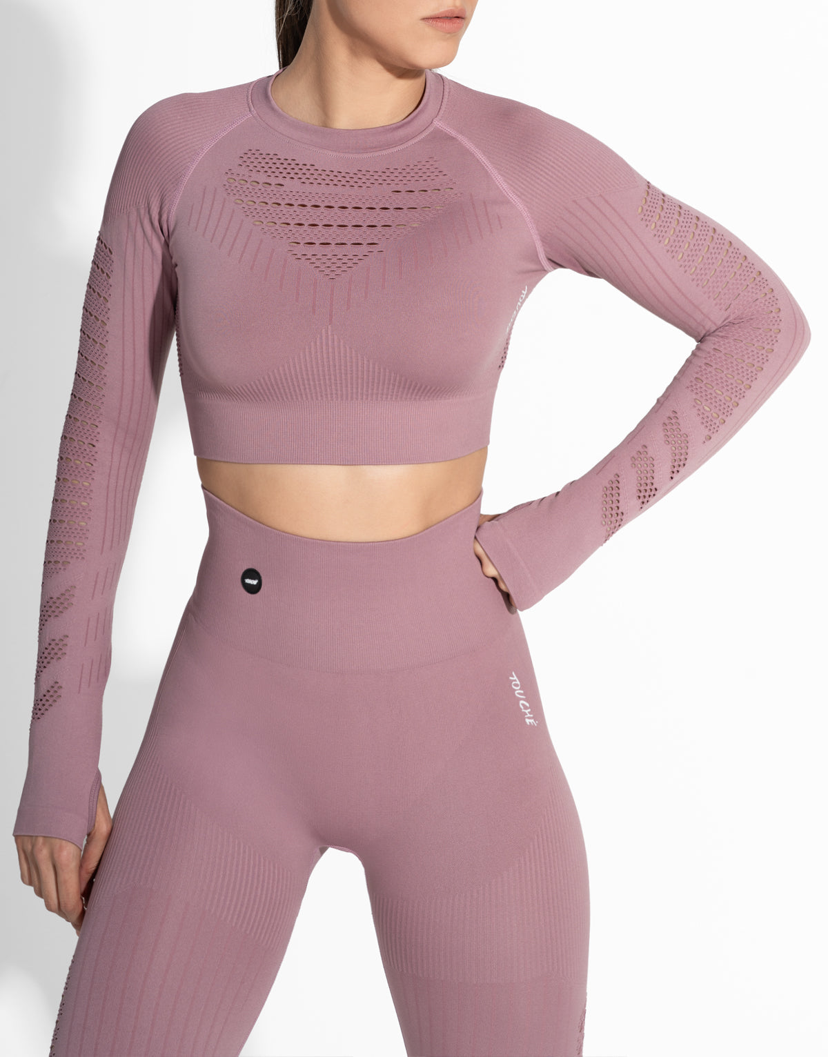 COOL CORE PINK SEAMLESS TOP